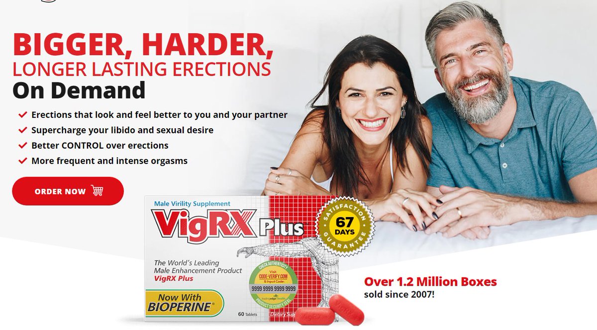ElinaMolo's tweet photo. ✅For men who want bigger/harder longer-lasting erections, there's now VigRX Plus® our 1 best-selling male enhancement supplement
Better CONTROL over erections
Supercharge your libido and sexual desire
Review 👉 https://t.co/ImWsM9532S

#erections #Health #sexual #USA #SEVENTEEN https://t.co/t6E85cEJW7