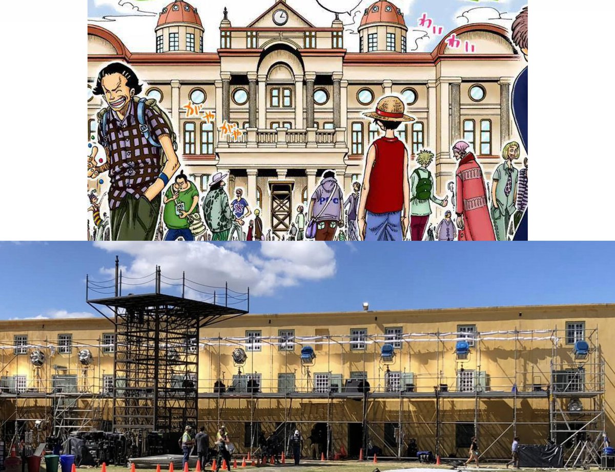newworldartur's tweet photo. One Piece Live Action locations side by side https://t.co/rtKhYWZfA9