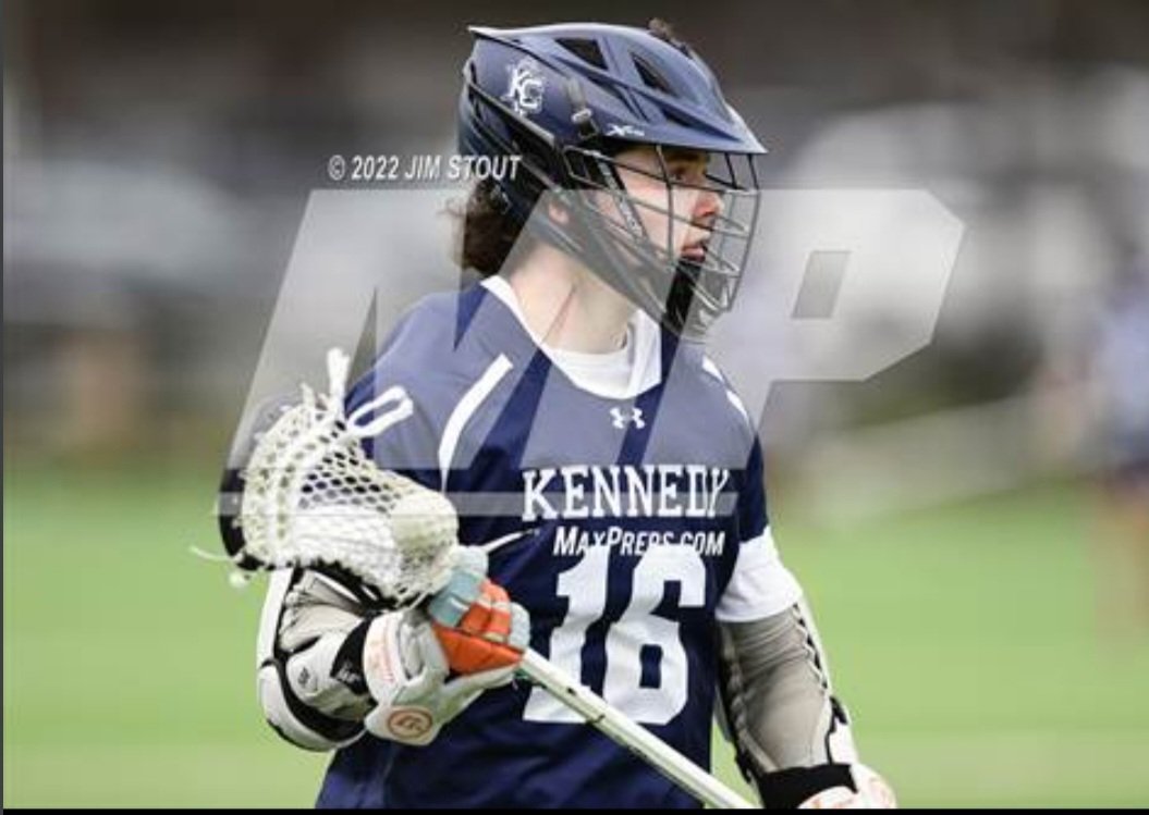 Kennedy improves to 5-2
Kennedy 13
St. Joe's 7
Ryan McInerney 7 goals 3 assists
(5 goals in a row 3rd quarter)
Fin McConnell 4 goals
Ian Denzer 1g/5a
Connor Baia 1g 2a 
16 of 22 - 73%
11 GB'S 
Season Totals Face-Offs 
86 wins 33 losses - 74%
James Arefieg 1a
Tim White 10 saves