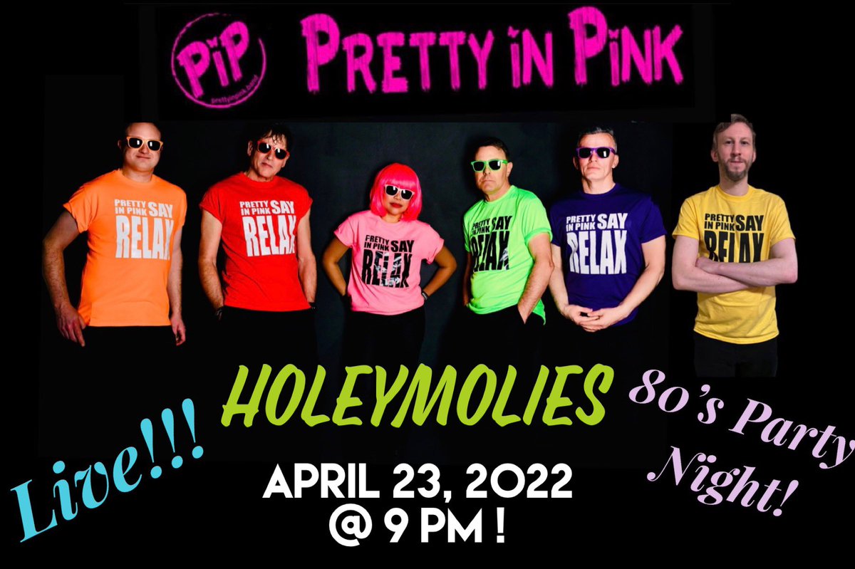 Get yourself ready for an 80’s party this Saturday at @Holeymoliesleis with @PrettyinPinkUK !👊🏼