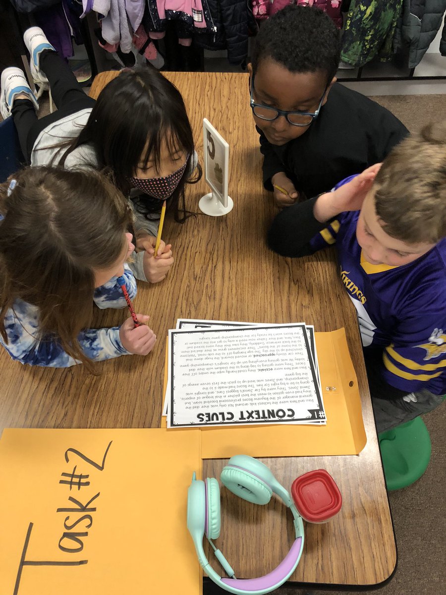 MsEnglemanEDU's tweet photo. 3rd graders in 3LE did some last minute MCA prep work by working in teams to solve 6 diff. tasks to complete an ELA Baseball themed Escape Room! Ss were engaged, practiced ELA skills, and collaborated and communicated to solve the brainteasers. #AHSchools #RamseyEaglePride https://t.co/WnHqk3ue4w