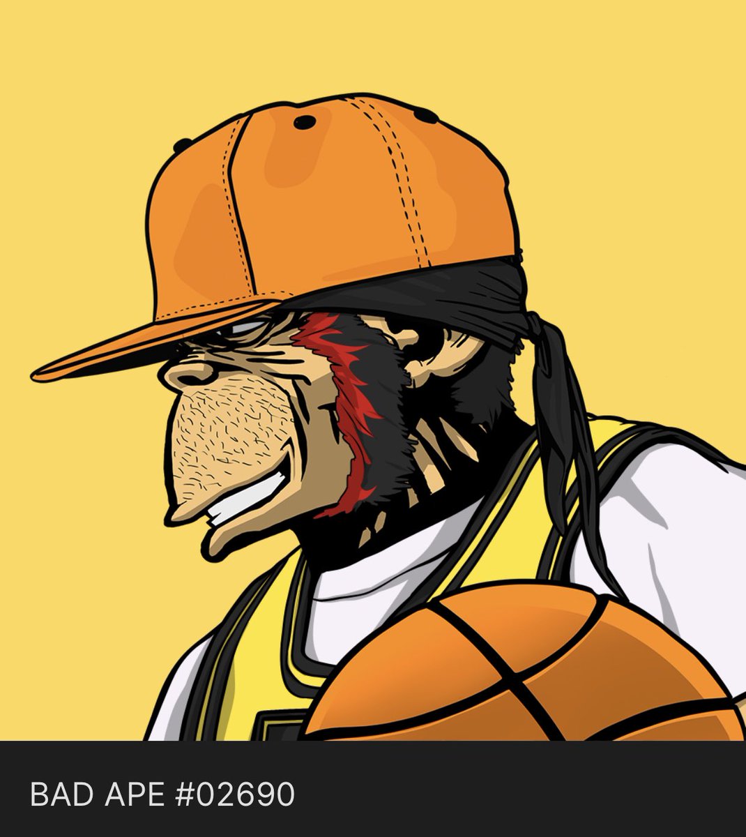 Just ❤️. No caption <a href="/BadApeNFT/">BADAPE NFT Official</a> #badapenft #NFTCommunity #nftcollector #NFTGANG #GangAthlete #OrangeArmy #orangecap #nftlover #NFTProject #NFTartists