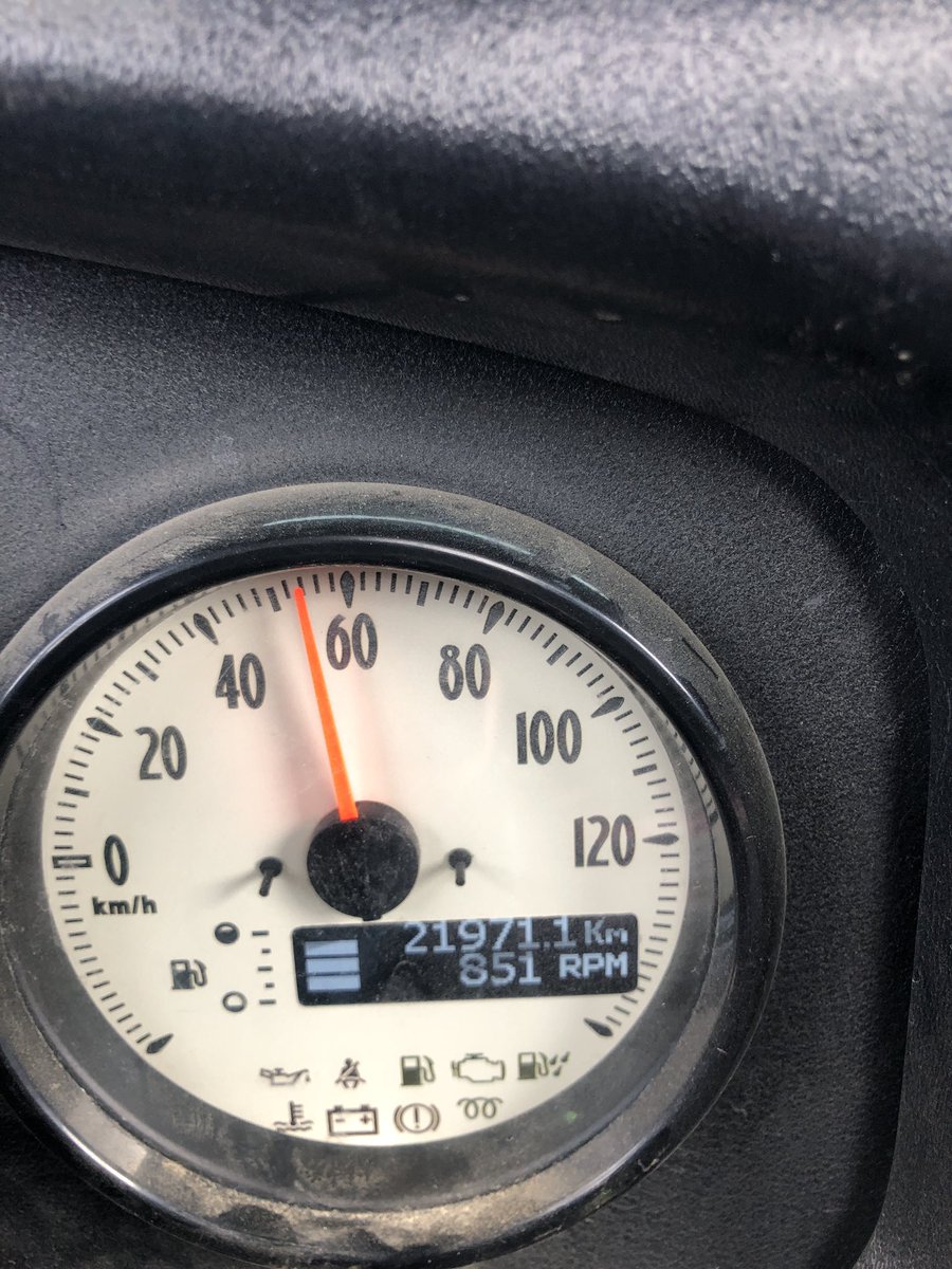 Tlcbister's tweet photo. Looks by like I joined the "need-o-speedo" @ROXOROffRoad club. Mine quit working now. Can't get any answers @anandmahindra help. https://t.co/5UwRCsMuWz