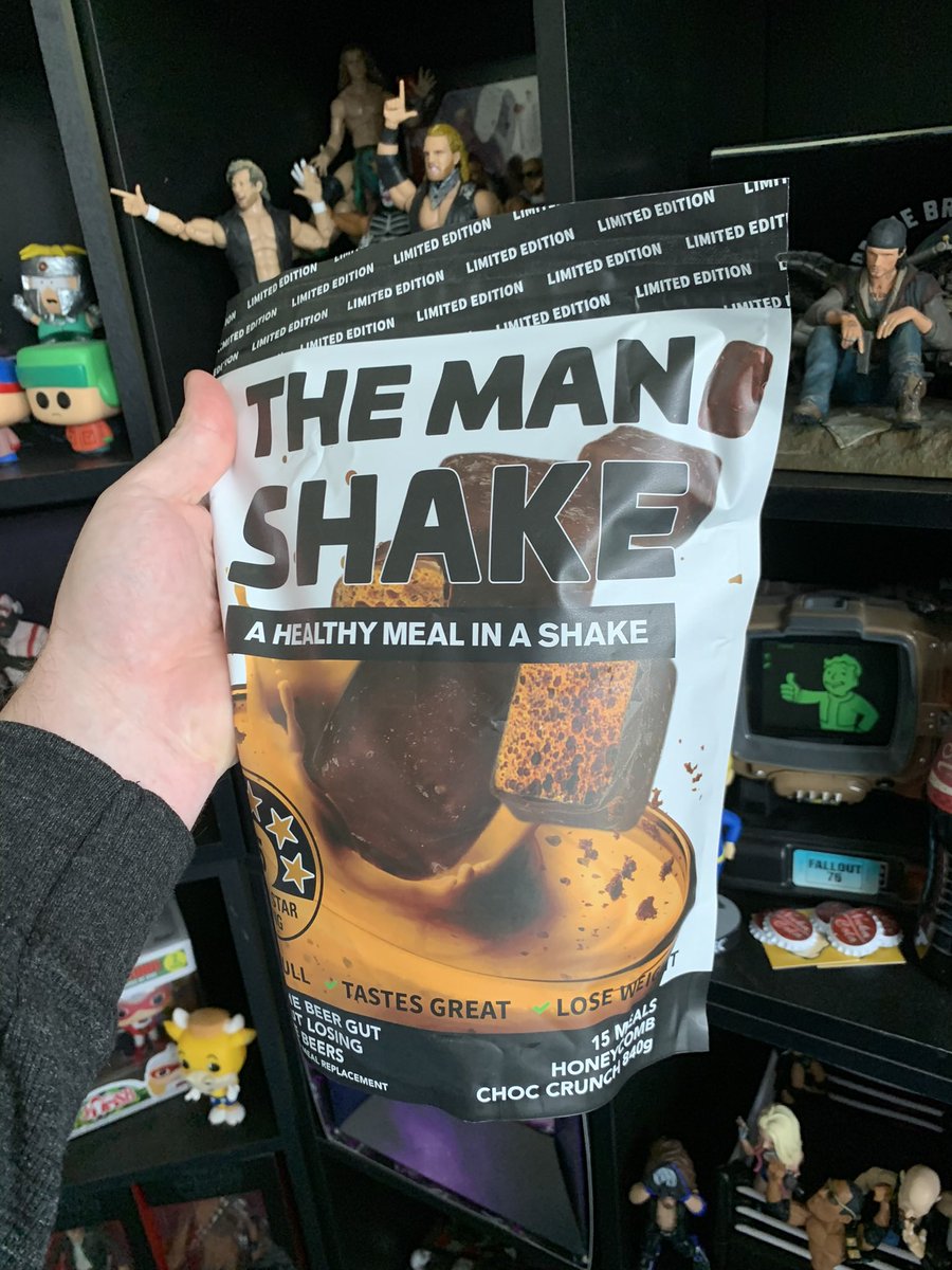 HaggardMC's tweet photo. New flavour time!
The team over at @TheManShake have dropped their latest mix.
Honeycomb Choc Crunch!
Oh, and itโs available now!
https://t.co/QuRt0q6e77
#themanshake #manshake #manbassador https://t.co/L7EfQRr7g0