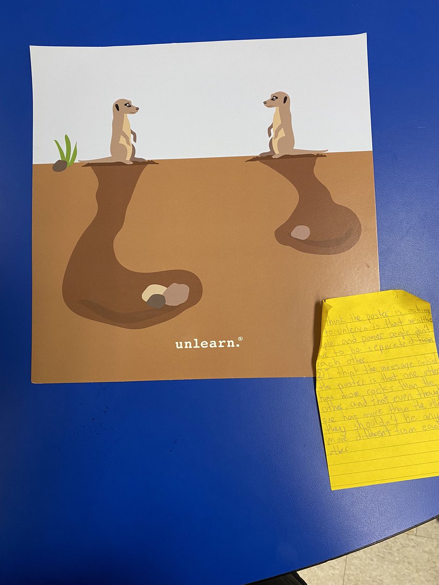 msallywilliams's tweet photo. Making connections to inferencing in our everyday lives and how we interpret explicit and implied messages. These @unlearn_com posters are so through provoking and powerful. https://t.co/z9UOkyHzks