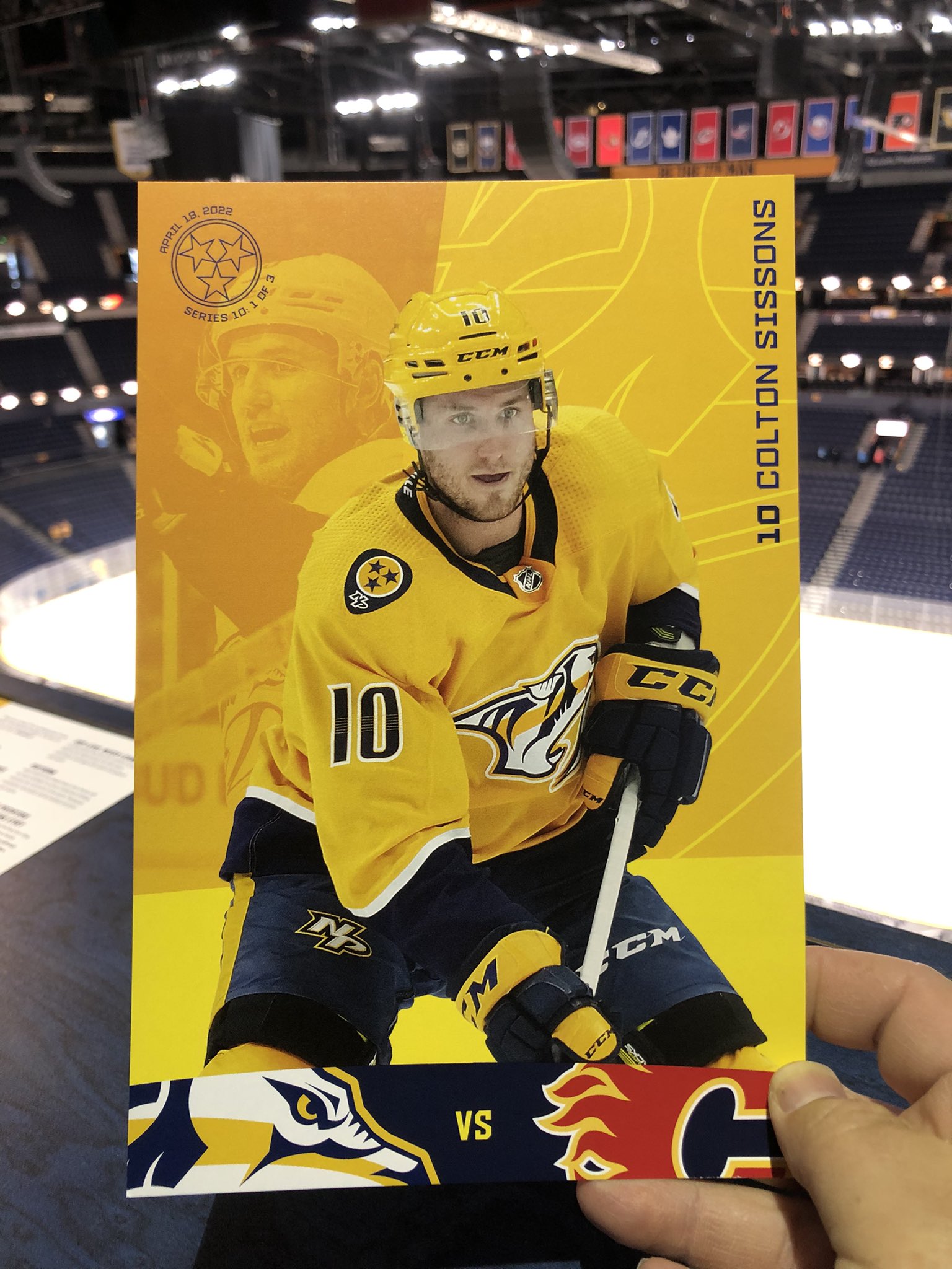 Shaun C Smith on Twitter "Colton Sissons on the roster card tonight