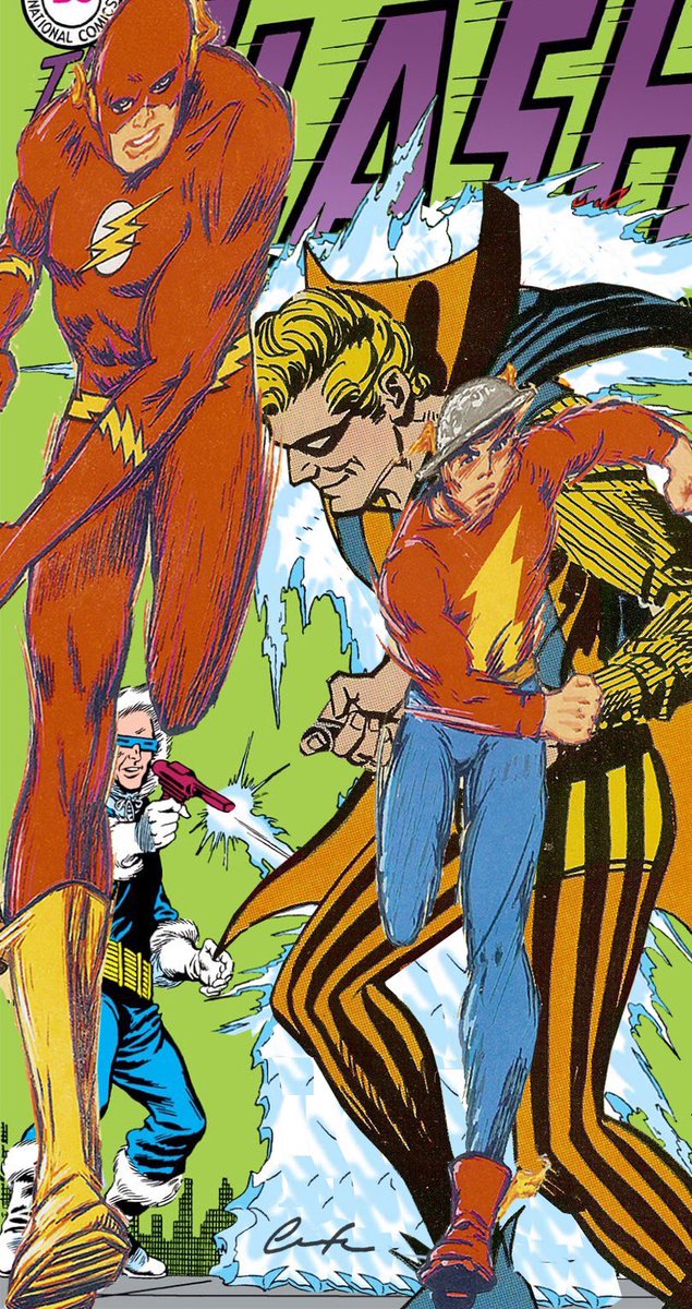 ChuckBrouilette's tweet photo. #60YearsAgoToday #TheFlashOfTwoWorlds have #their2ndTeamUp in #FlashComics #129 #JayGarrick makes 1st #SilverAge #JSA mention&travels2 #Earth1 4 #meteorDuplicate 2save #Earth2 from #radiation destruction& helps #hisNewPal #BarryAllen defeat #CaptainColdAndTheTrickster alongTheWay https://t.co/7gnZwIi4Wf