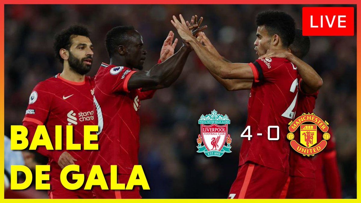 --- ESTAMOS AO VIVO --- BAILE! UM BAILE! ESTAMOS AO VIVO! VEM! VEM! RT E VEM! LIVE PÓS-JOGO | Liverpool 4-0 Man United | BAILE DE GALA EM ANFIELD! youtu.be/xjDh9Ckn8KY via @YouTube