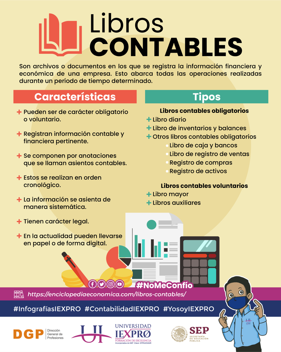 IexproU's tweet photo. ¿Qué son lo #LibrosContables?    

#YoSoyIEXPRO https://t.co/7ZsSaUSYde