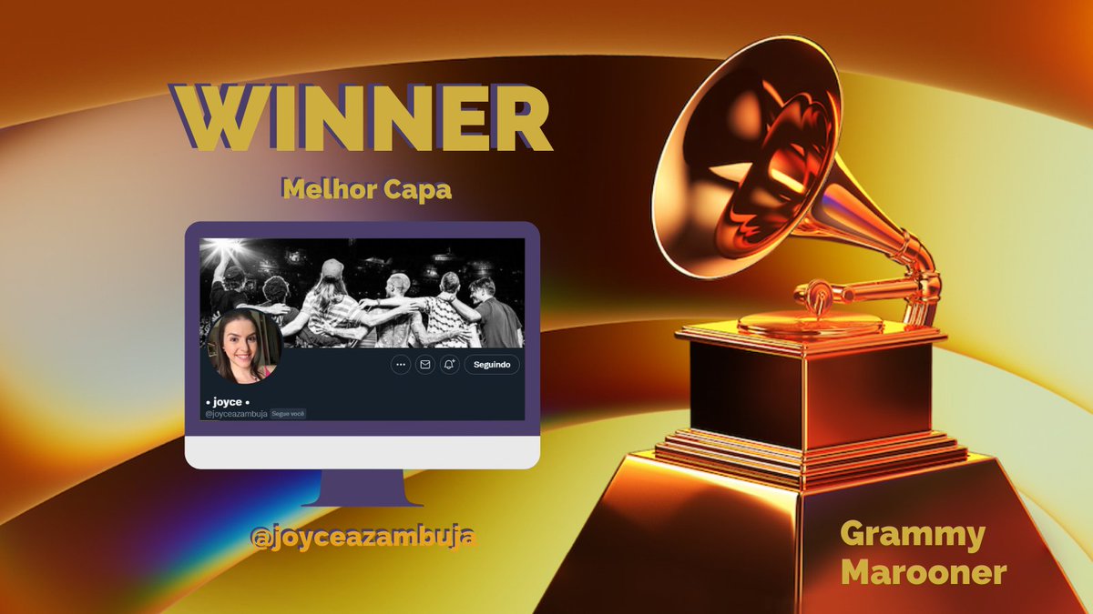🏆 MELHOR CAPA VAI PARA @joyceazambuja

#GrammyMarooner 🥇