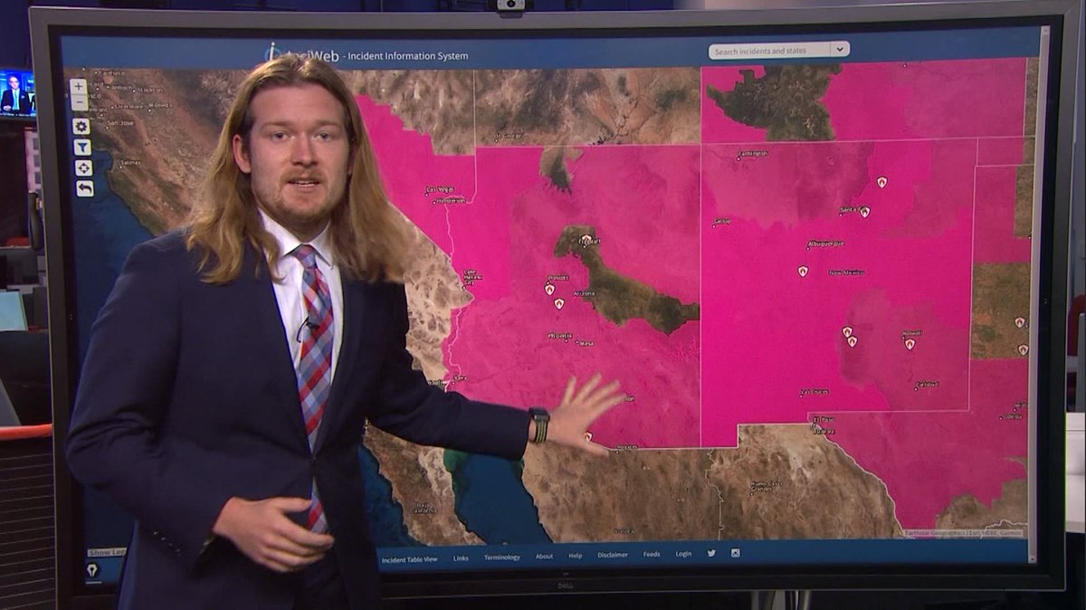 Make sure you check out <a href="/cronkitenews/">Cronkite News</a> tonight at 5:30 to see an extra long weather segment all about wildfires in Arizona.