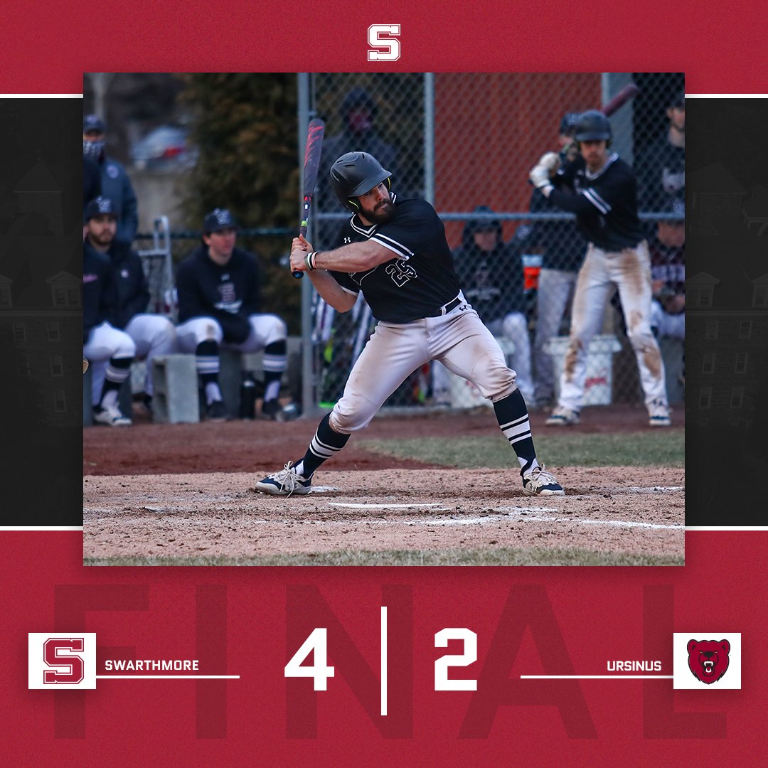 Six-straight Ws to put the Garnet over .500!

Burgess continues to swing a hot bat with another pair of doubles as he extends his on-base streak to 21 games, while Reynolds mashed a two-run homer to lead baseball to another conference win.