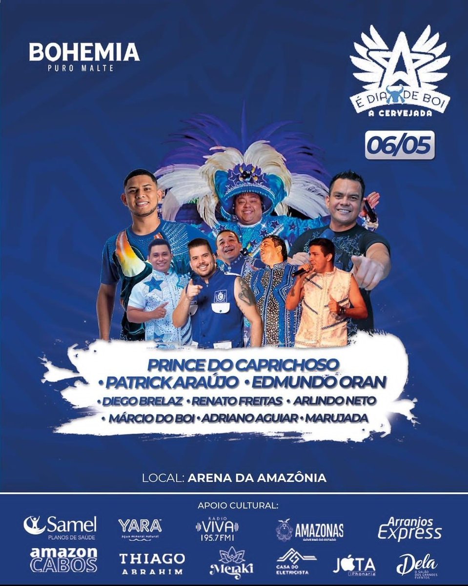 diegobrelaz's tweet image. Um evento épico, cheio de alegria, toada e cerveja beeemmm gelada! É dia de Boi!

Bora?!?! 💫

#BlogAzul #Cervejada #Caprichoso22