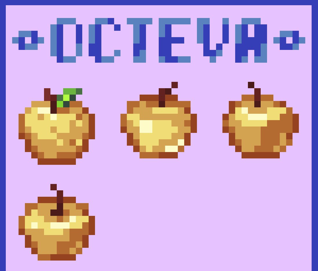 itsOcteva's tweet image. trying to get better at golden apples (first one was old)