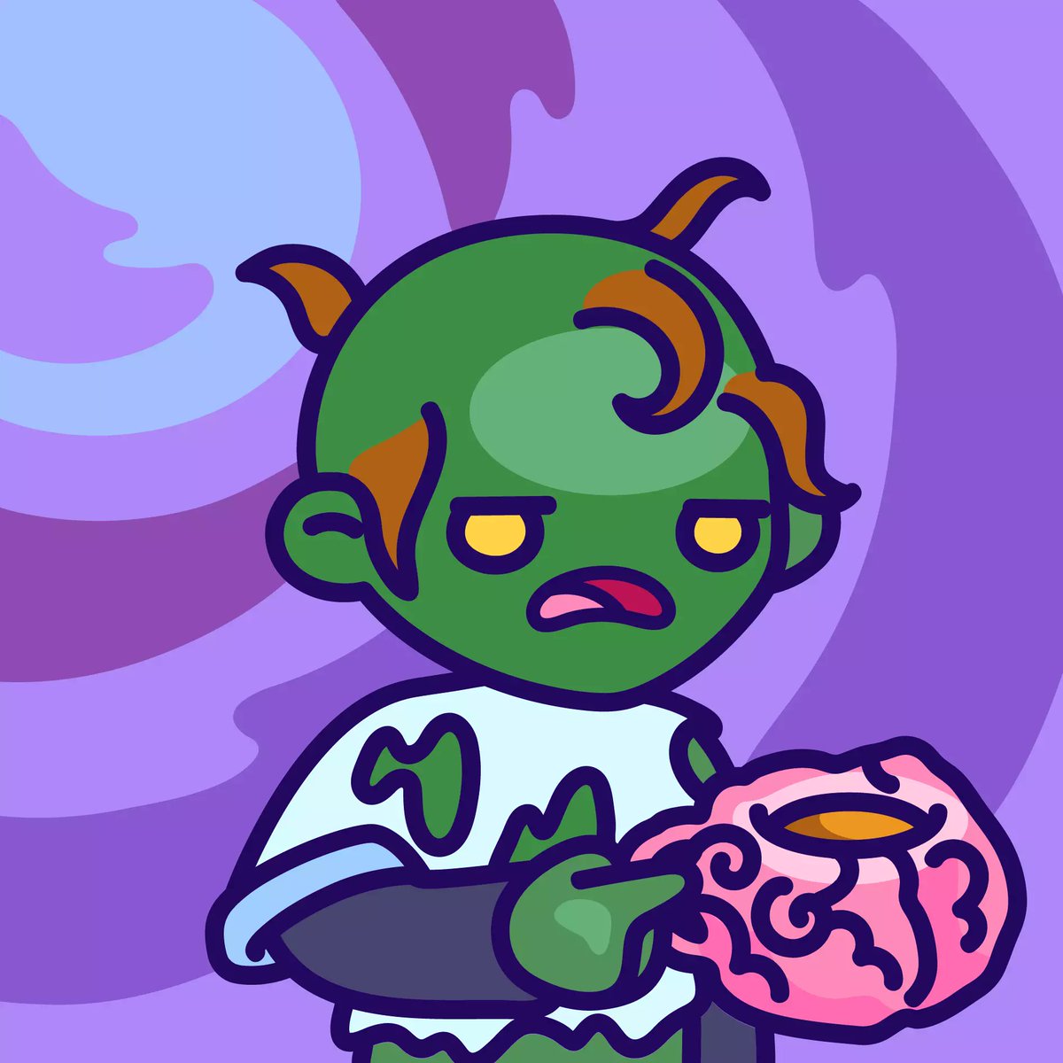doubleshotalpha's tweet photo. 🔥 Last Sneak Peek &amp; Give Away! 🔥

10 Rare 1/1 Coffee Junkies NFTs. Our Zombie, Tribute to @Deadfellaz. 

We showed 1, here's another 1, Now you have to guess 8, lots of close guesses.

💰Win 1 ETH 💰

➡️ Win Whitelist: https://t.co/Q1IcOGYFIa 

Reply, ❤️, &amp; RT to enter contest. https://t.co/svvP1Q0FMP