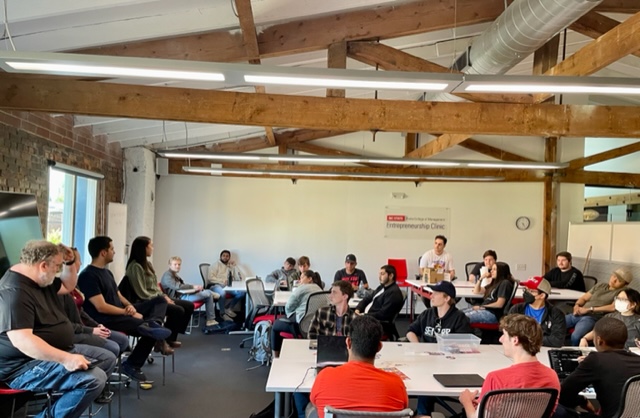 Closing out the last spring class in the <a href="/NCStateEClinic/">NC State E Clinic</a> with two nights of incredible panels. Thanks to <a href="/Paradigm_ID/">Paradigm | Venture Design Studio</a> <a href="/OfficialTrakid/">TRAKID</a> <a href="/marshallbrain/">Marshall Brain</a> <a href="/NCStatePoole/">NC State Poole College of Management</a> <a href="/NCStateENT/">NC State Innovation and Entrepreneurship</a>  <a href="/BrandonKashani/">Brandon Kashani</a> <a href="/dmaybes/">Danielle Mayber</a>      👏🐺