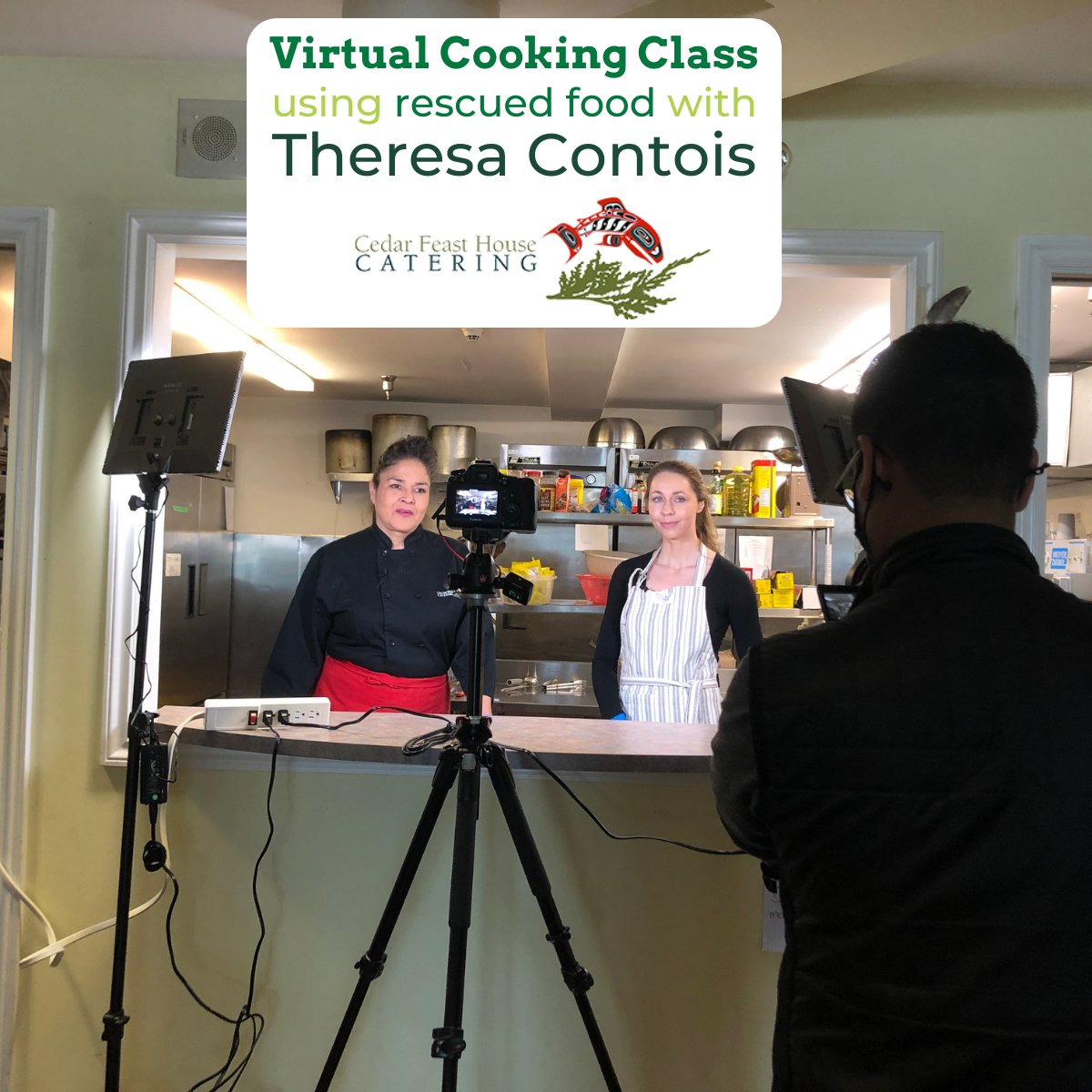 We are just over a week away from our virtual cooking class with Chef Theresa Contois from Cedar Feast House Catering. To help us mark #StopFoodWasteDay on April 27, Theresa will prepare Beef Bourguignon using rescued ingredients.
✅ Save your seat --&gt; bit.ly/3DgtstW