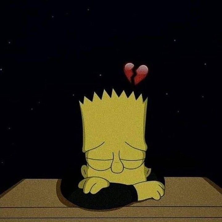 Imagens do bart simpson triste