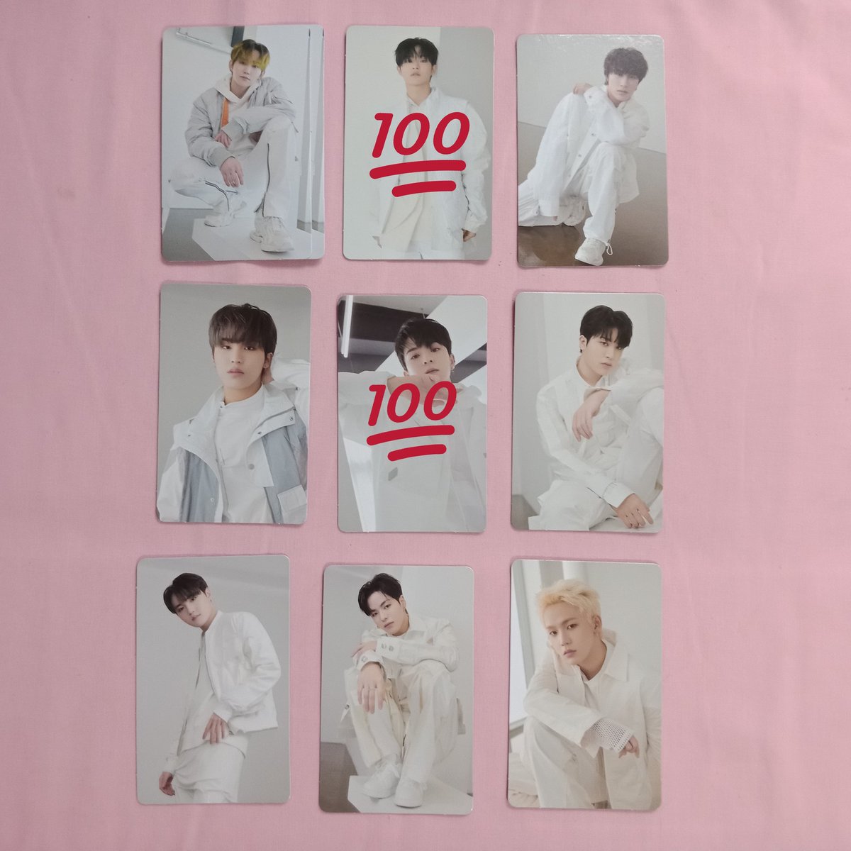 pinktreasureph's tweet photo. #PinkTreasurePHSale ✨

All set pc for only P250!
-PAYO
-with sleeves &amp; freebies

reply mine + member
❌MARKED PC NOT AVAILABLE❌

🏷wts lfb treasure trsr holo weverse pob tss sell sale https://t.co/cidJq0bKQf
