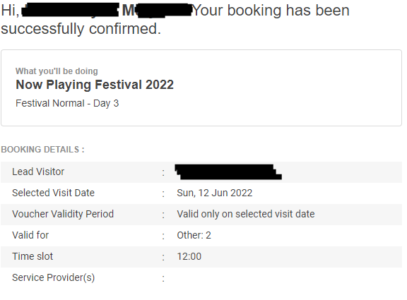 HMulyasa's tweet photo. Wts 2 ticket Now Playing Festival Day 3 (Festival). Drop your highest price in comment section!
⚠️Closed when the price is enough⚠️
#NowPlayingfestival #NowPlayingFest https://t.co/W75gB1H7O7