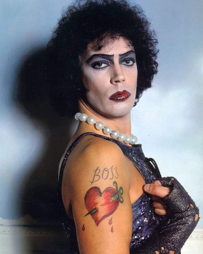 Happy Birthday to Tim Curry who turns 76 today.  Pictured here in The Rocky Horror Picture Show (1975). 
