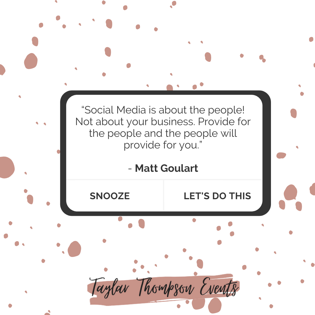 Taylar Thompson Events tweet media