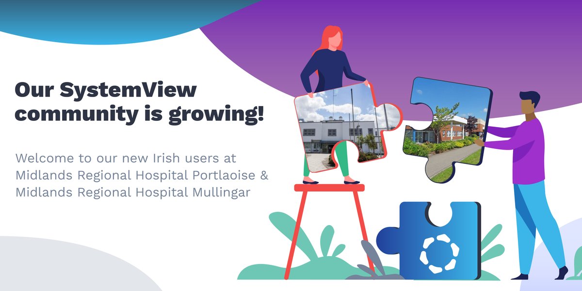 AskSystemView's tweet image. A big welcome to our new users at Midlands Regional Hospital Portlaoise and Regional Hospital Mullingar in Ireland!

We love seeing our SystemView community continue to grow 🌍🎉

#systemview #systemviewsuccess #asksystemview