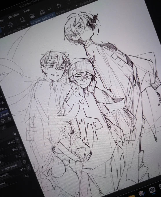 Dont know if ill finish this bc theres soOO much cleaning up to do lmao but they look pretty cool so far ngl 