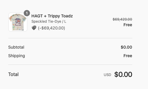 bryannhimself_'s tweet photo. Just picked up my free shirt from @trippytoadznft — love what this community is about 🙏🏼 #goingonatrip https://t.co/6e9w471Qor