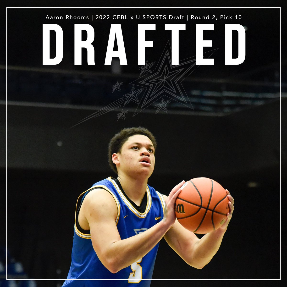 tmubold's tweet image. M🏀| Congratulations to Aaron Rhooms who has been selected by the Scarborough Shooting Stars in the second round of the 2022 @CEBLeague/@USPORTSca draft! 

You’re getting a good one, @sss_cebl! 

#weRrams | @RamsMBBall