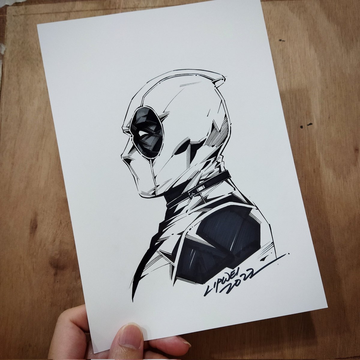 Sketch cards included for those who purchased my art earlier! Many thanks for your great supports ❤️

#commissionsopen #commissions #ComicArt #MarvelComics #MoonKnight #Deadpool