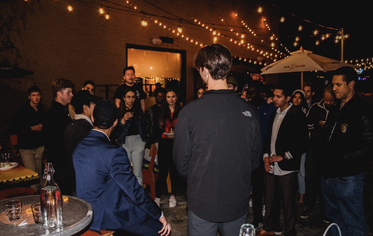 dani_amarques's tweet photo. This Saturday, M&amp;G Journals had its first community event.
It was amazing to connect with so many founders &amp; fellows that flew in for @TulsaSW.

Special thanks to the @UndercoverVC fam for keeping me involved and hungry for innovation.
It’s just the beginning. https://t.co/JRRldtcyyR