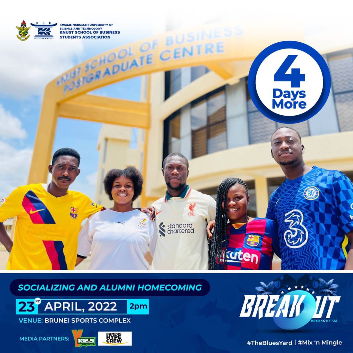 GreatKsbsa's tweet photo. You can’t miss the fun at Brunei Sports Complex this Saturday. 🎉

Games, Socializing and Alumni Homecoming with @y1025fm and @CampusHypeCrew 

4 Days More to the much anticipated #TheKSBSABreakOut https://t.co/d48gNNJ5ep