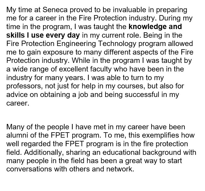 SenecaFire72's tweet photo. #AlumniApril #whitbyfire 
Name: Gavin Spurrell
Program: FPT
Graduation: 2019
Career: @WhitbyFire Fire Prevention Officer

@SenecaCollege graduates save countless lives at work each day.
https://t.co/zi5GkVS29w
#SenecaAlumni #SenecaFire50th #Since72 https://t.co/HFXbDuEhzI