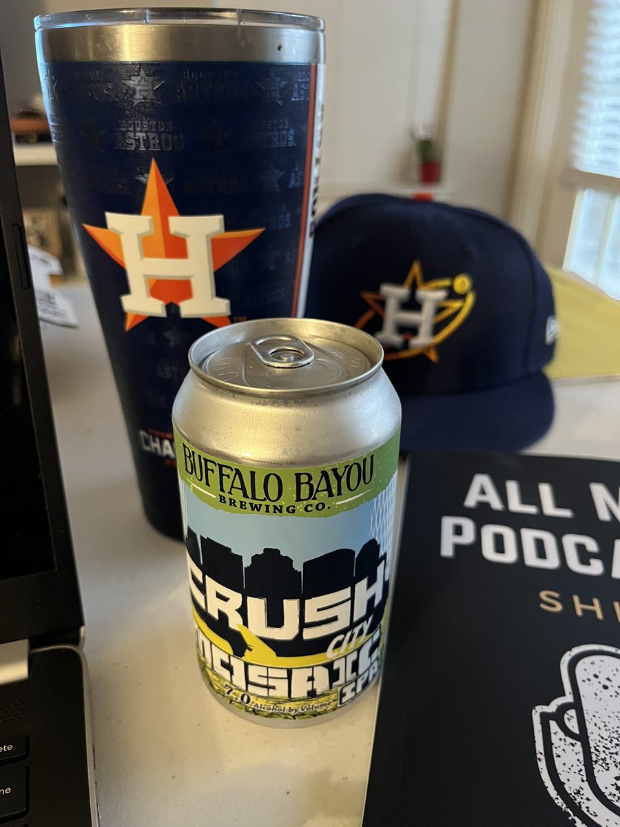 JustFans22's tweet photo. About to record our podcast with Papi! @Cariel3000!
Tonight, we’re drinking an IPA party pack by @Buffbrew!! It’s about to get litty!
#Astros #AstrosBaseball #LevelUp #HTown #PodcastAndChill #ApplePodcasts #spotifypodcasts #Anchor #GoodPodcast #podcasting #Altuve #MLB https://t.co/YsziTah0uY