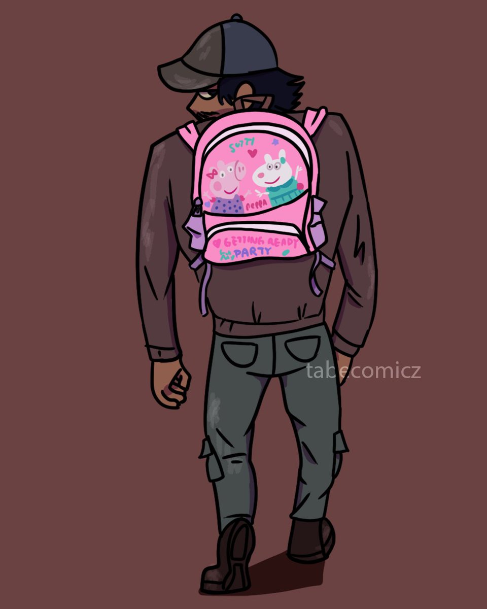 TaBeComicz's tweet photo. La existencia del albañil con mochila de niña, implica la existencia de la niña con mochila de albañil 👧🎒👷 https://t.co/L5doXCAee6