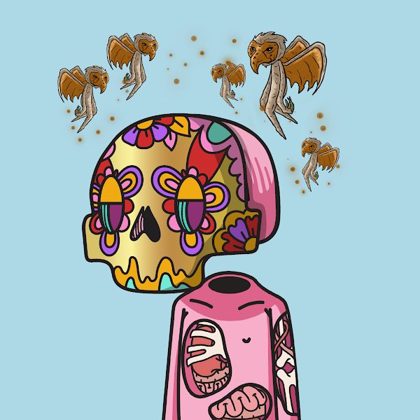 HollanderAdam's tweet photo. It took almost a year but I finally convinced one of my best friends @JoshOrtizATX to take the plunge into NFTs 🎉

He chose a @los_muertosNFT to start.  I picked up a few of these myself last week 💀

Can the NFT community give him a warm welcome? 👏 https://t.co/PrkZ1nJbII