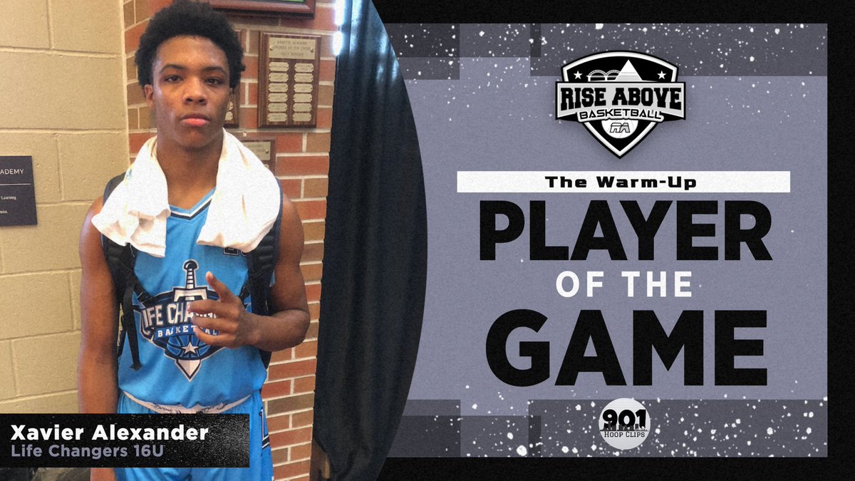 RiseAboveBC's tweet photo. Player of the Game in Game #1 at The Warm-Up is Xavier Alexander from Life Changers 16U! https://t.co/VXHqvjaoYj