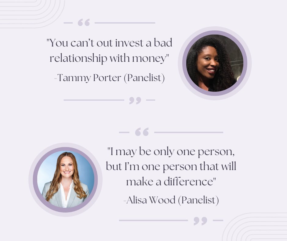 Check out these quotes from some of our amazing panelists. If you want to hear more from them be sure to buy tickets at sendomatic.com/5050Summit    #womensequalitysummit #5050leadership #womenempowerment #womenleadership #financialliteracy