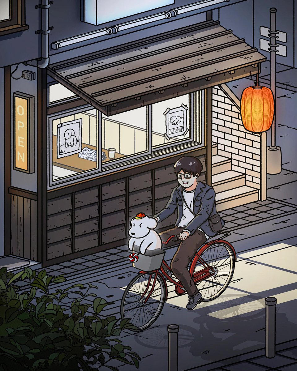 " The Night Ride " 🚴‍♀️🌃🐶

This is my first drop on foundation 
reserve price at 0.25 ETH

Available now on
foundation.app/@NOSEDOG/brave…

Hope you like it ! Thank you☺️
#NFTCommunity #NFTs #nft #NFTartist #bravedog #NFTTHAILAND #foundation