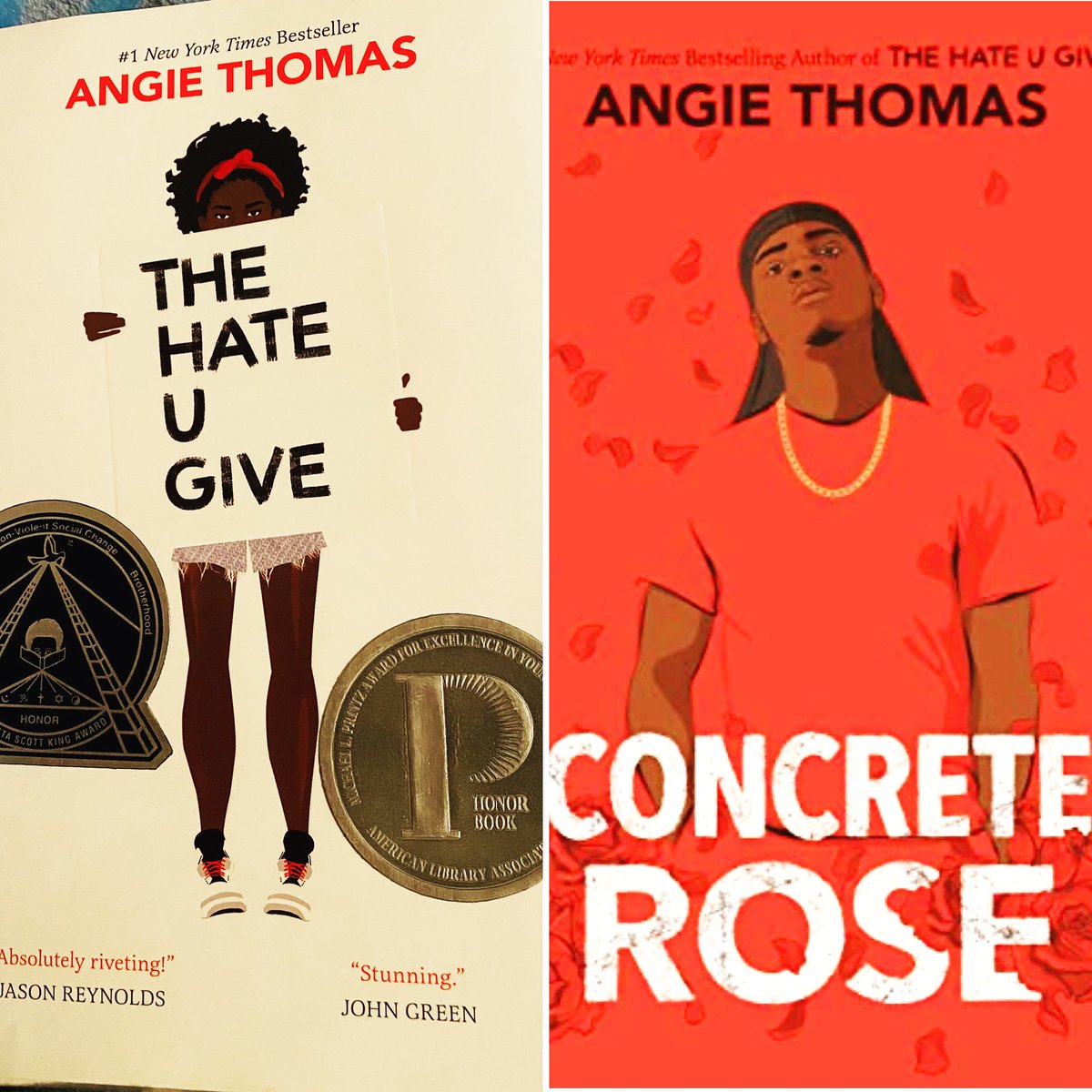 Just finished reading The Hate U Give, it’s such a powerful story and needs to be shared! Just ordered Concrete Rose and I’m looking forward to hearing more about Maverick’s backstory! @diversebooks https://t.co/rgfhYLfYgO