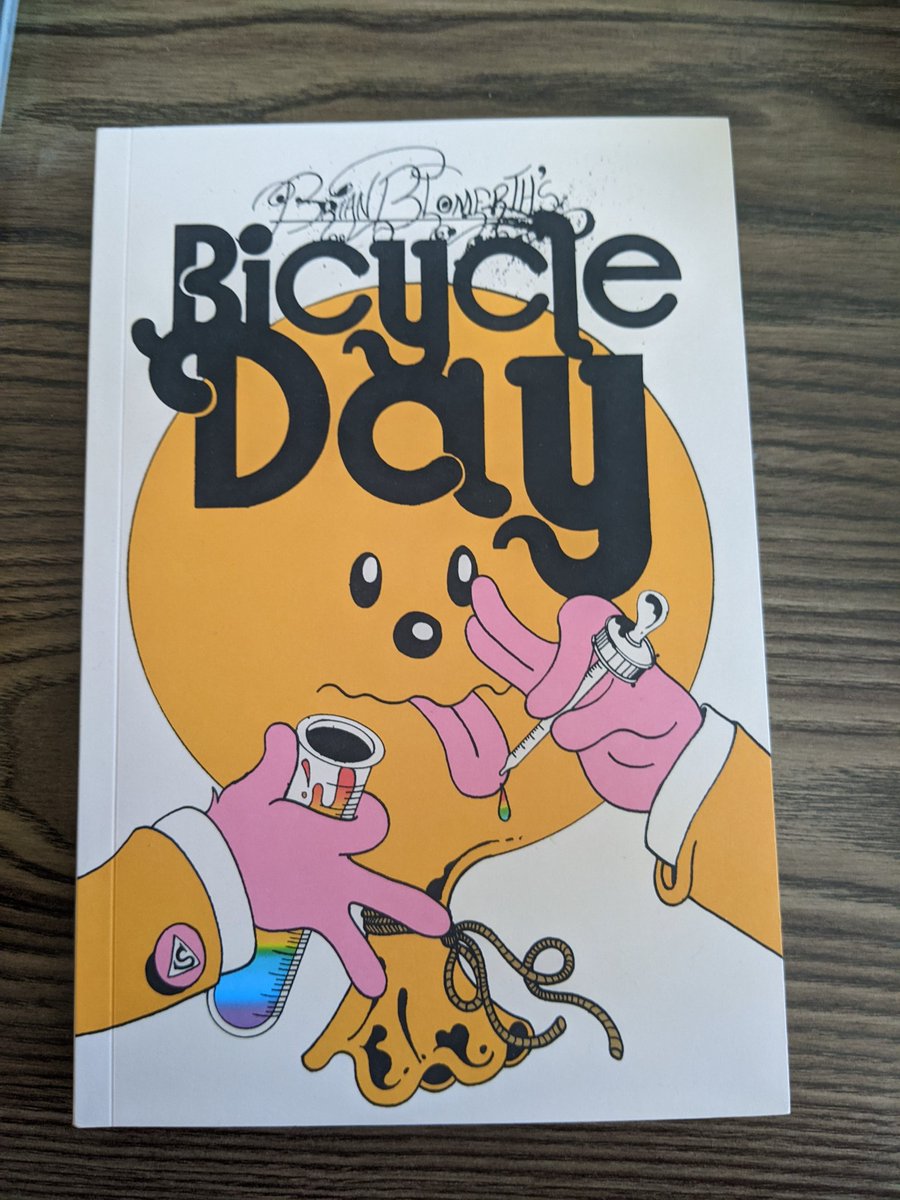 mojitoatari's tweet image. Happy Bicycle Day!  Revisiting the book by artist @pupsintrouble 🚲🌈☁️#bicycleday #AlbertHofmann