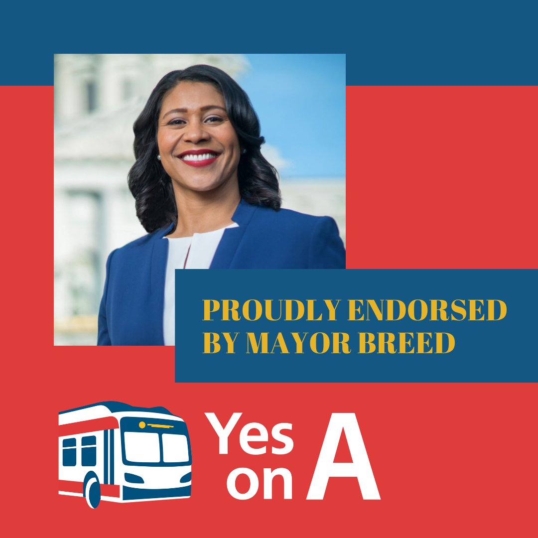 yestomuni's tweet image. Prop A is proudly endorsed by @LondonBreed Thank you for supporting public transit, the lifeline of our City. 

Join us in supporting Prop A on June 7th, 2022.

#YesonA #YestoMuni #SupportPublicTransit