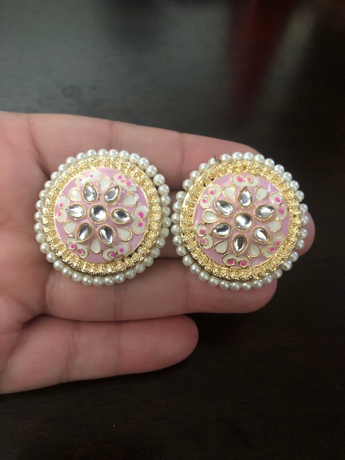 Oxidized Gold Plated Handmade Stud Earrings for Women Indian Jewelry Party  Wear Stud Screw Back Earrings - Etsy | Stud earrings, Etsy earrings, Online  earrings