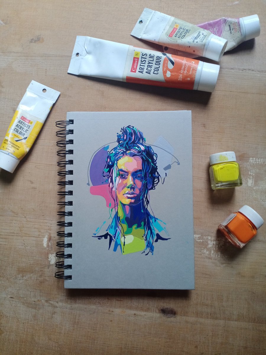 _preranak's tweet photo. Pop Art Portrait 

#acrylic #painting #art #artwork #artist #ArtistOnTwitter #preranakothari https://t.co/T5slIm6Q0U