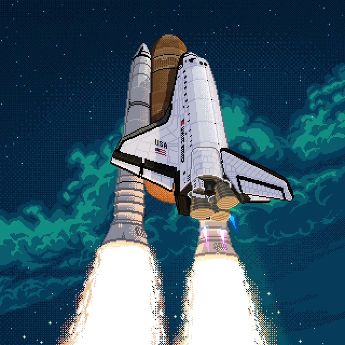 Space tweet media