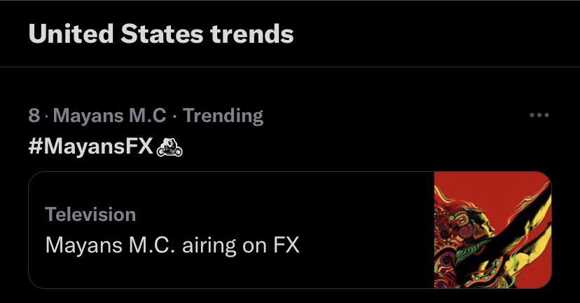 ClaytonsAngels's tweet image. Not bad not bad 

#MayansMC #MayansFX 
#Trending