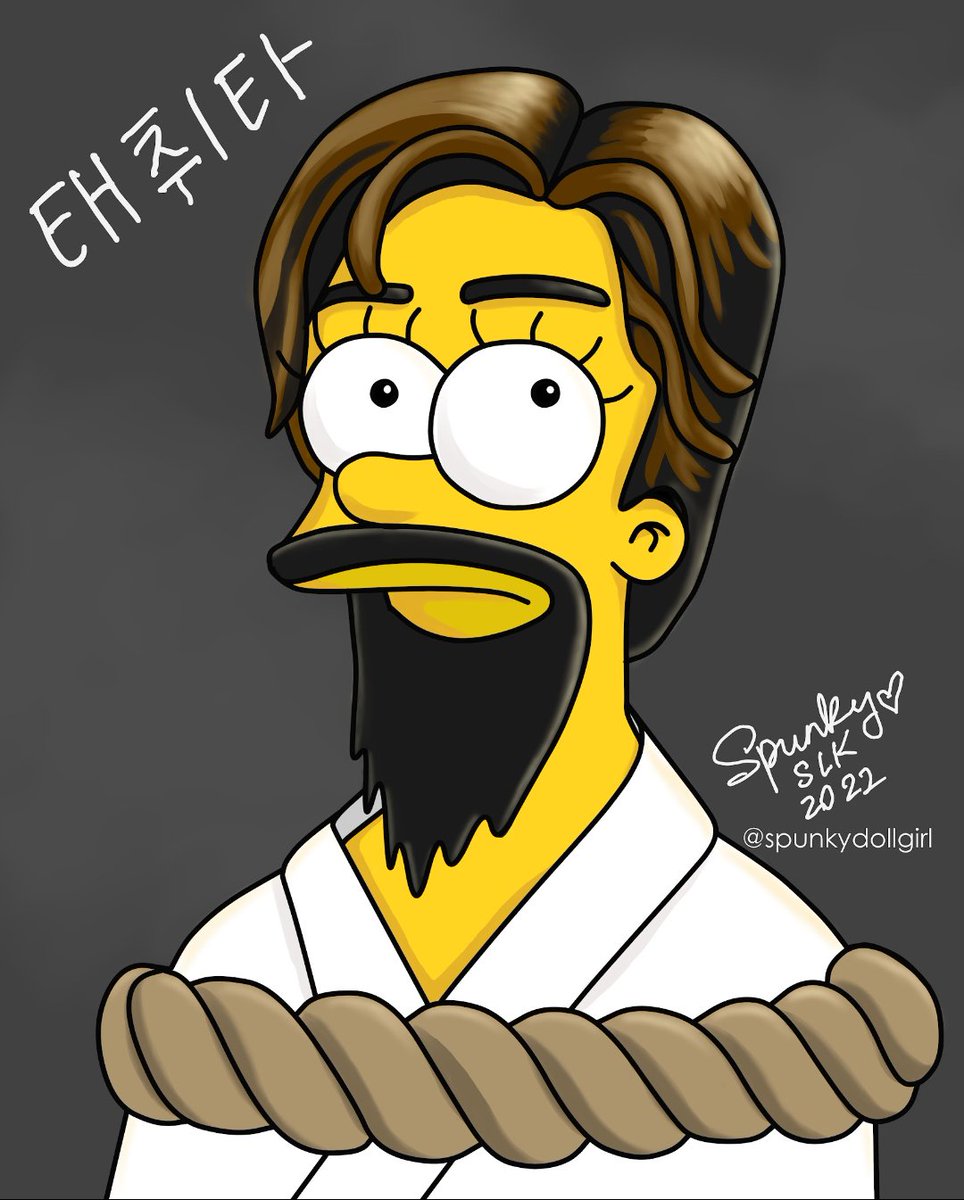 spunkydollgirl's tweet photo. ํ ์ทจํ Simpson!!!
@BTS_twt #TaehyungSimpson #vsimpson #๋์ทจํ #ํ์ทจํ #fanart #Simpsons #spunkydollgirl https://t.co/7rpZYsrUVa