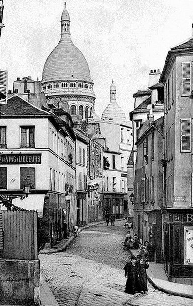ParisAMDParis's tweet photo. Rue Norvins 
1905  Paris 
Bonjour de Montmartre. https://t.co/kGLVjJMUKZ