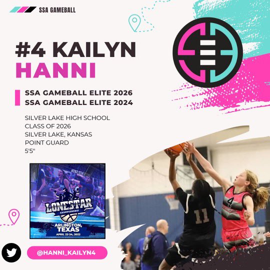 hanni_kailyn4's tweet photo. Super stoked to get the opportunity to play @ATTStadium with my @GameBallBasket teammates this weekend. @WorldExposureWB @RobertPGHKansas @girlzprepreport @PrepGirlsHoops https://t.co/Sa9r7vv0qh